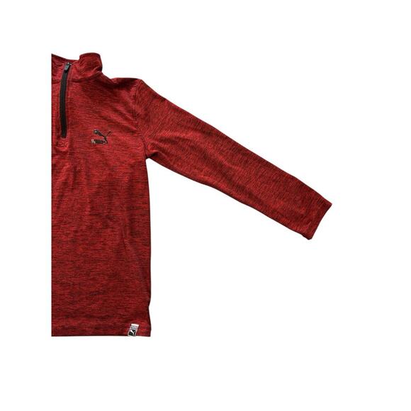 Puma Boys Quarter Zip Long Sleeve Athletic Pullover Size Large 14-16 - Picture 5 of 8